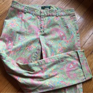 Petite paisley pants